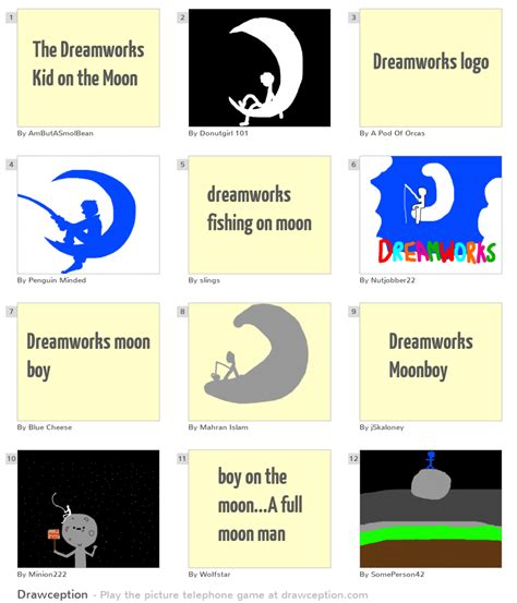 The Dreamworks Kid on the Moon - Drawception