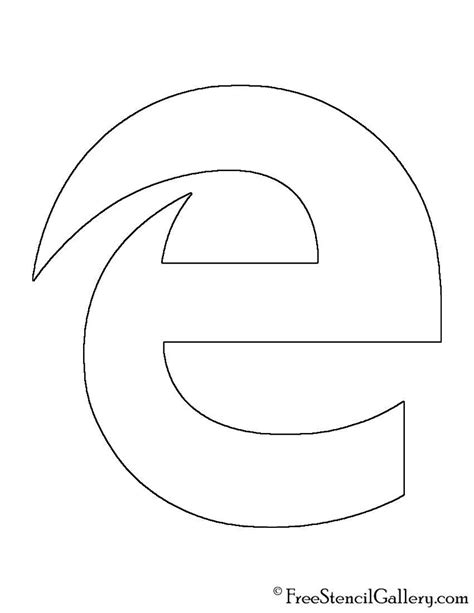 White Microsoft Edge Logo