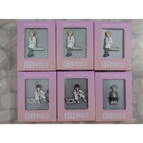 Jual Official Bts World Pin Badge Baca Deskripsi Shopee Indonesia