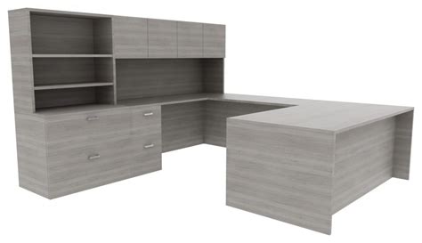 Desk with Shelves and Drawers