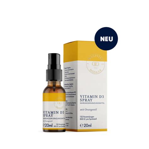 Vitamin D Spray Mit Orangen L Magister Doskar