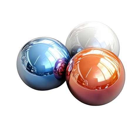 Shiny Red and Blue Christmas Ornaments 55084524 PNG