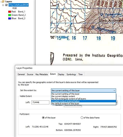 How To Specify Visible Extent Of Raster In Qgis Without Clipping