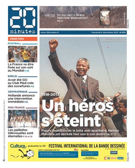 How Newspapers Around The World Remembered Nelson Mandela