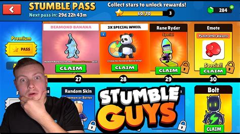 Noul Stumble Pass De Pe Stumble Guys Youtube