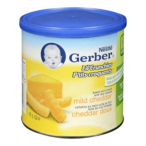 Gerber Lil' Crunchies - Corn Mild Cheddar | Whistler Grocery Service ...