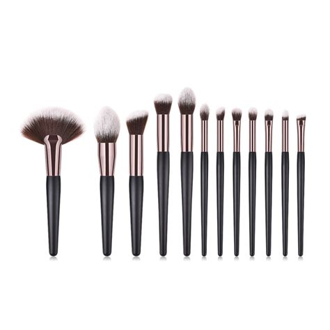 K10084 12 Piece Makeup Brush Set Private Label Makeup Brushes Custom Makeup Brush Sets