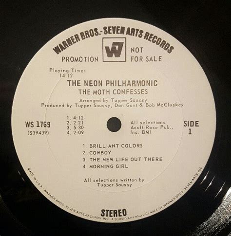 The Neon Philharmonic The Moth Confesses Vinyl Record Aural Hifi