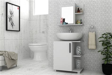 Комплект мебели для ванной Manhattan Comfort, Тумба, Зеркало — купить в ...