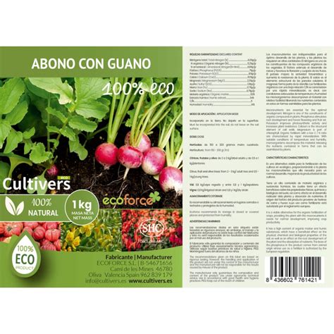 Cultivers Ecoforce Organic Guano Fertilizer 250g - Open Grow Shop