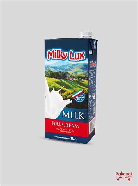 Lait Milky Lux Uht Entier Brique L Pas Cher Sakanal Magasins