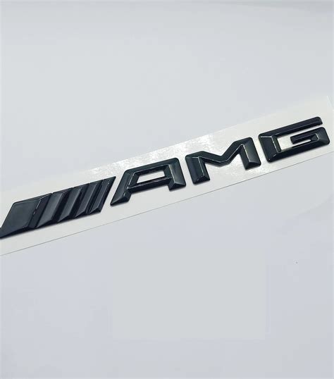 AMG Emblem Logo Mercedes Benz AMG Sticker Black Sticker Black Size 18 Cm X 1.7 Cm - Etsy