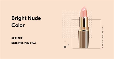 Bright Nude Color Hex Code Is FAE1CE