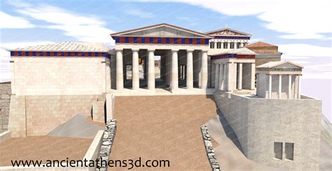 Classical Acropolis Of Athens Ancient Athens 3d