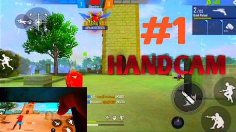 First Handcam Free Fire Gameplay Free Fire Quadra Kill Freefire