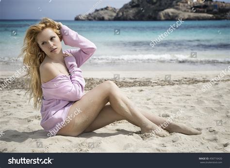 Sexy Beautiful Blond Long Hair Bikini Stock Photo Shutterstock