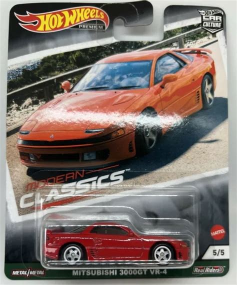 HOT WHEELS PREMIUM Mitsubishi 3000GT VR4 Red No 5 5 New And Unopened 26 99 PicClick UK