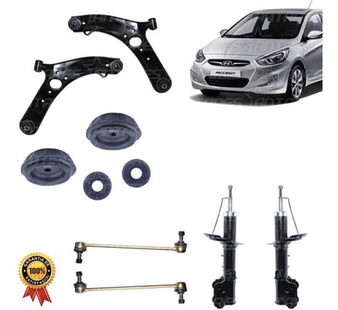 Kit Suspension Para Hyundai Accent Rb 1600 G4fc 2011 2018 Cuotas Sin