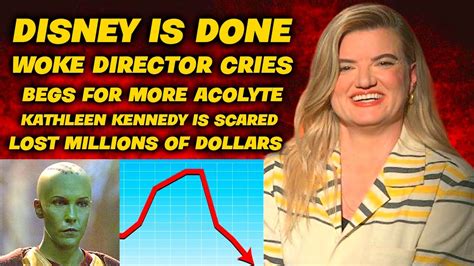 Loser Woke Director Cries After Disney Fires Acolyte Actress For