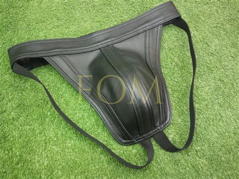 Men S Real Leather Jockstrap Gay Thong Sexy Underwear Club Wear Brief EBay