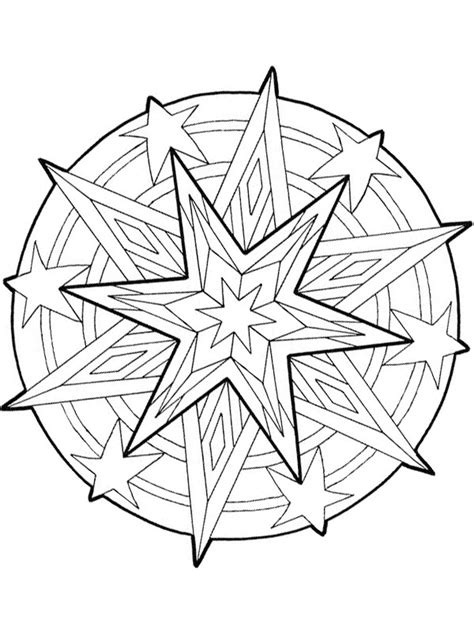 Disegno Da Colorare Mandala Stella Disegni Da Colorare E Stampare