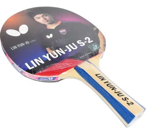 Raqueta De Ping Pong Butterfly Lin Yun Ju S 2 Roja Negra MercadoLibre