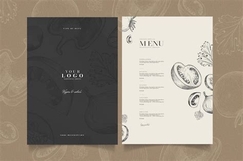 Premium Vector Creative Restaurant Menu Template