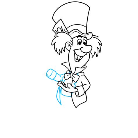 How To Draw The Mad Hatter From Alice In Wonderland Really Easy