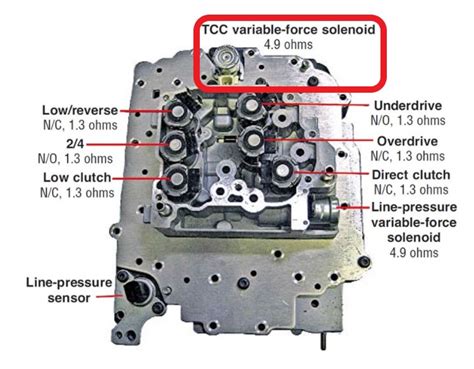 Torque Converter Lock Up Solenoid Tcc Emcc Te Aa Aa