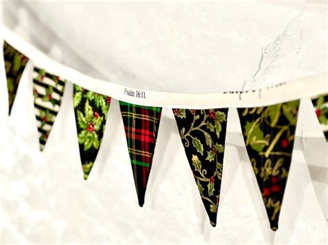 Christmas Bunting Garland Bible Verses - Etsy