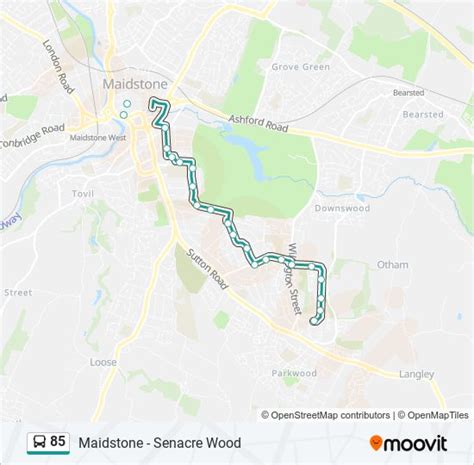 85 Route Schedules Stops And Maps Maidstone Updated