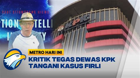 Mantan Pimpinan KPK Kritik Dewas Bergerak Lambat YouTube