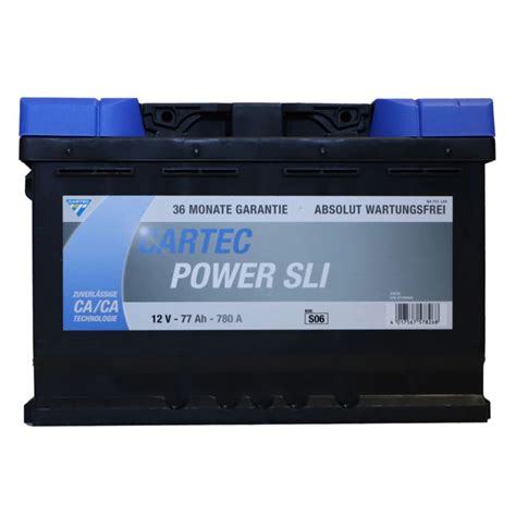 Cartec Starterbatterie Power Sli Ah A Kaufen Bei Obi