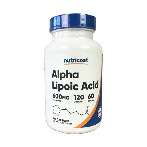 Alpha Lipoic Acid Caps (600 MG) - Antioxidant, Anti-aging