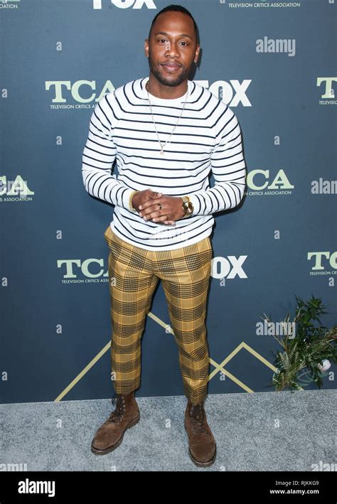 PASADENA, LOS ANGELES, CA, USA - FEBRUARY 06: Actor J. Lee arrives at the FOX Winter TCA 2019 ...