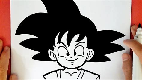 Comment Dessiner Goku Petit Easy Drawings Dibujos Faciles Dessins