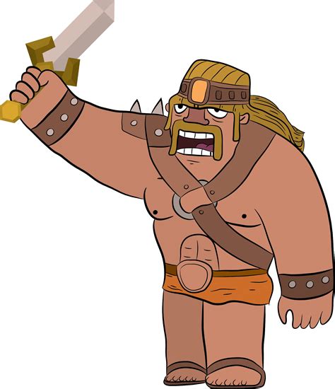 [ART] Super Barbarian (Clash-A-Rama styled) : r/ClashOfClans