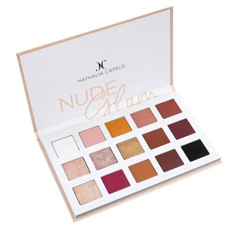 Paleta De Sombras Nude Glam Nathalia Capelo