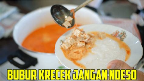 BUBUR KRECEK JANGAN NDESO PLERET ADA LIVE MUSIKNYA YouTube