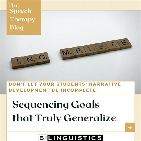 Sequencing Goals In Speech Therapy That Truly Generalize Bilinguistics