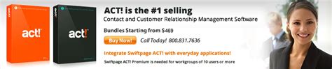 act contact  customer relationship management software