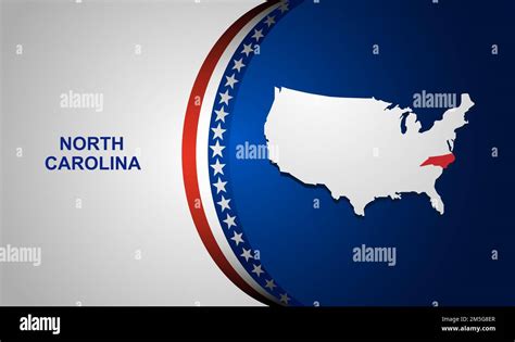 North Carolina map vector background Stock Vector Image & Art - Alamy