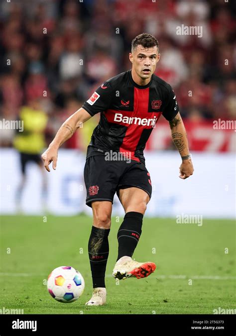 Granit Xhaka of Bayer Leverkusen FC Bayern MŸnchen Bayer Leverkusen