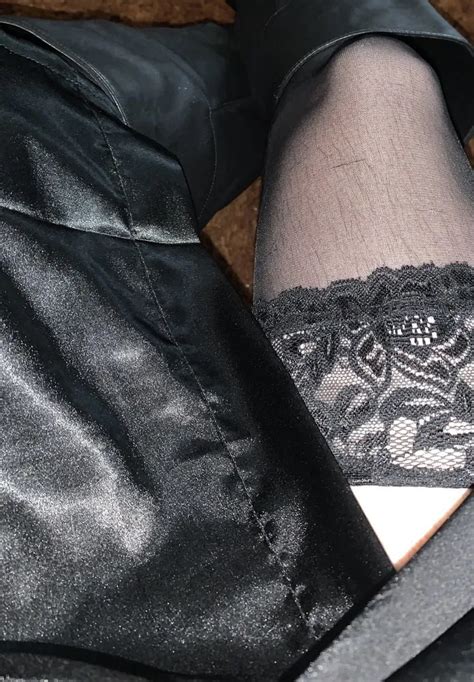 Crossdresser In Satin Nightgown And Robe Nude Pics Xhamster