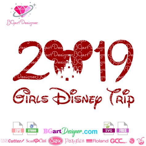 Disney Girls Trip Svg