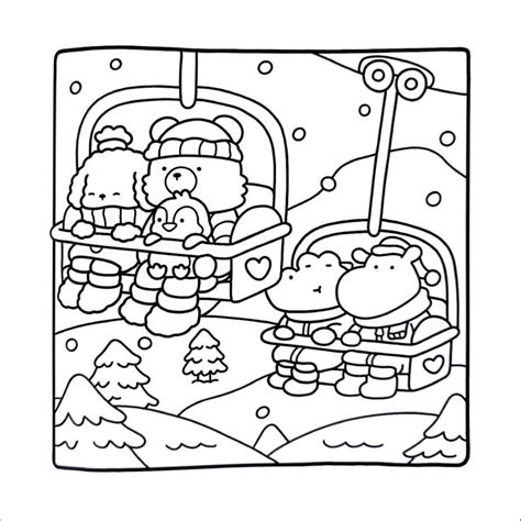 Cozy Friends Coloring Book Em Jogos Online Wx In Bear