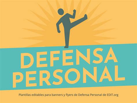 Clases De Defensa Personal Crea Flyers Con Plantillas Online