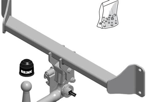 Brink Anhängerkupplung mit abnehmbarem Kugelkopf für BMW X4 X3 ab 358