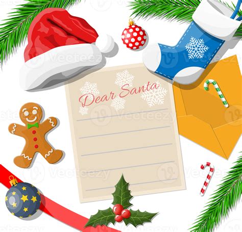 Letter To Santa Claus 35773969 Png