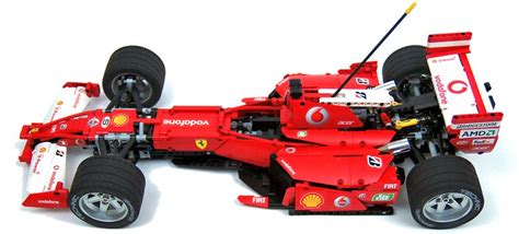 The decal work alone on this Lego Ferrari F1 car is amazing